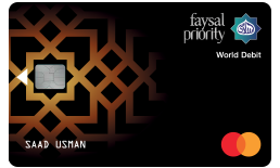 Faysal Islami Priority World Debit Card