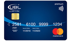 UBL Mastercard Premium Debit Card