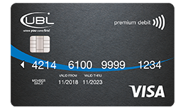 UBL VISA Premium Debit Card