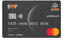 Mastercard Taqwa Platinum Islamic Debit Card