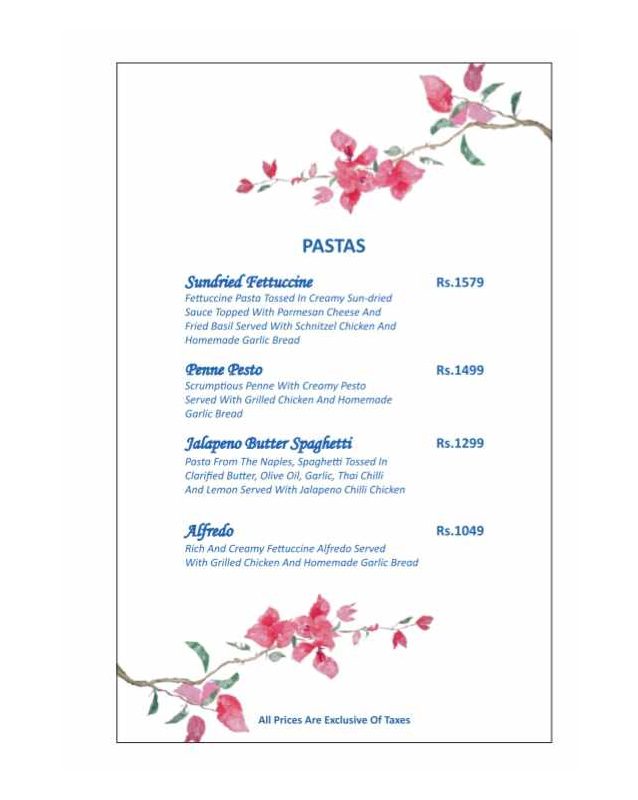 Weez Kitchenette  menu